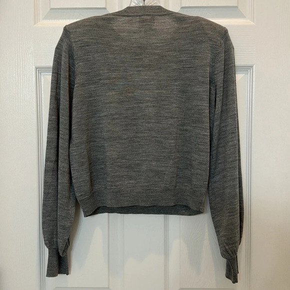 NWT Cami NYC Gama Wool Sweater Silver Metallic Size XS - Picture 5 of 10